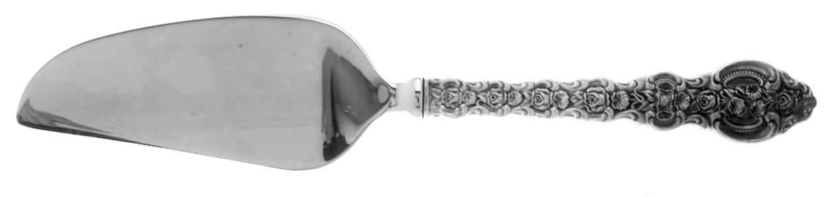 King Louis (Sterling, 1971) Cheese Knife with Stainless Blade by International Silver-1