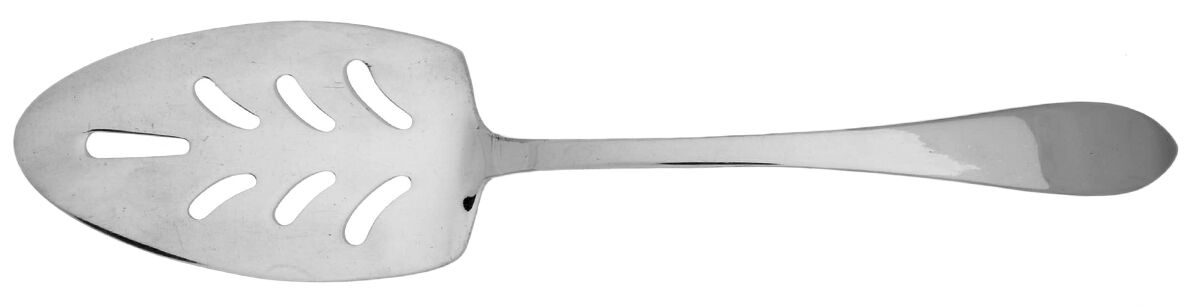 Kimberly (Silverplate) Server-Pie/Solid-Pierced by International Silver-1
