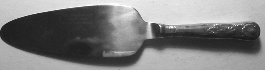 Kings (Silverplate, 1888) Pie Server with Stainless Blade by International Silver-1
