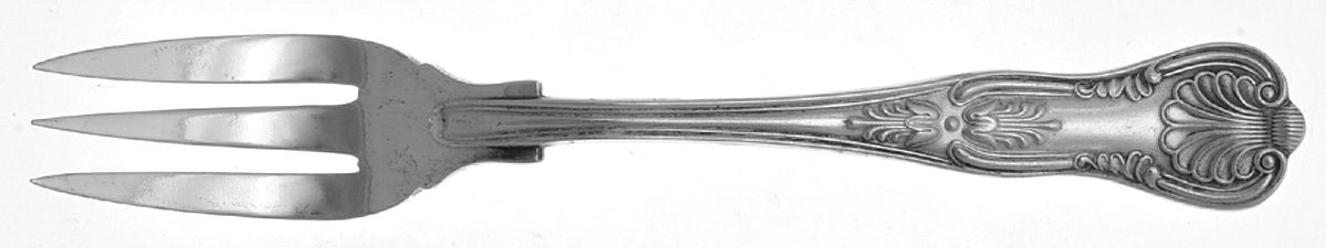Kings (Silverplate, 1888) Pastry Fork by International Silver-1