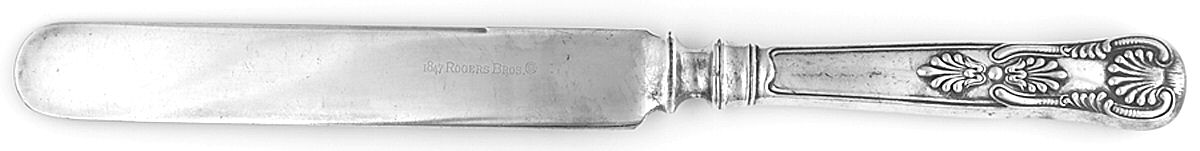 Kings (Silverplate, 1888) Old French Hollow Knife with Bolster by International Silver-1