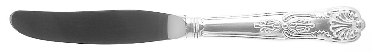 Kings (Silverplate, 1977, No Wings) Modern Hollow Butter Spreader (Stainless) by International Silver-1