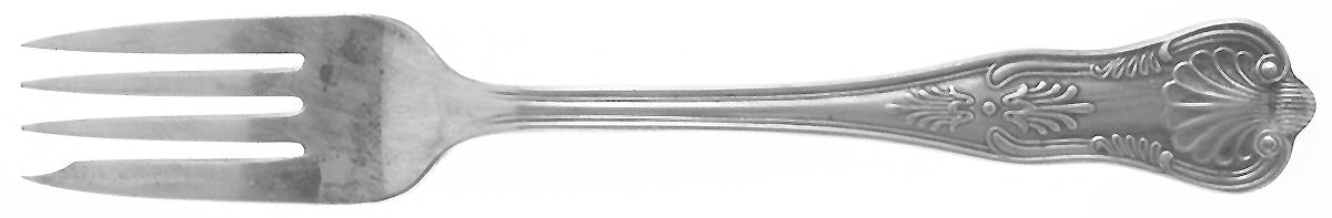 Kings (Silverplate, 1977, No Wings) Individual Salad Fork by International Silver-1