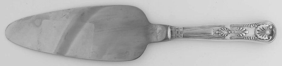Kings (Silverplate, 1977, No Wings) Pie Server with Stainless Blade by International Silver-1