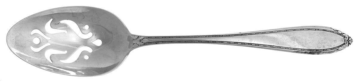 Lady Betty (Sterling, 1920) Pierced Tablespoon (Serving Spoon) CM by International Silver-1