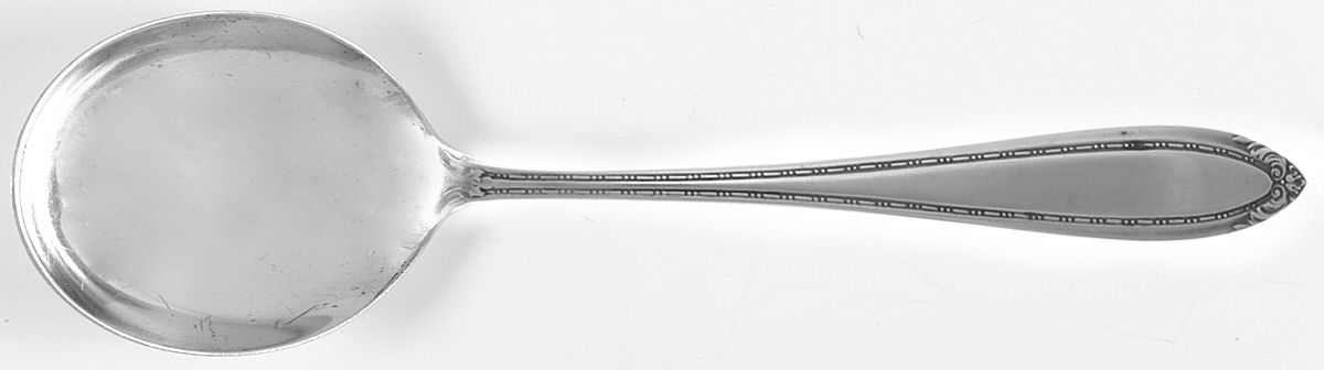 Lady Betty (Sterling, 1920) Round Bowl Soup Spoon (Gumbo) by International Silver-1