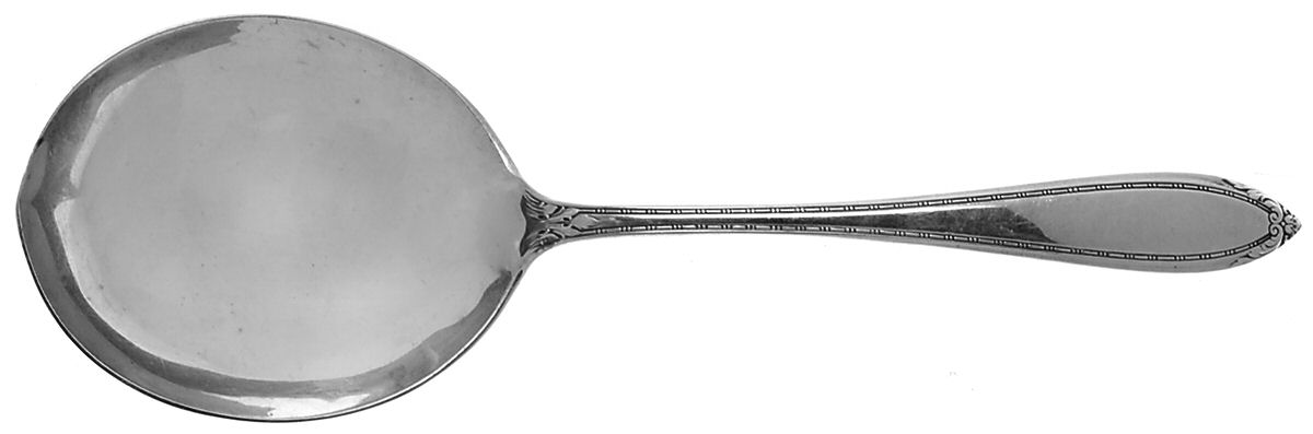 Lady Betty (Sterling, 1920) Vegetable Serving Spoon (Solid) by International Silver-1