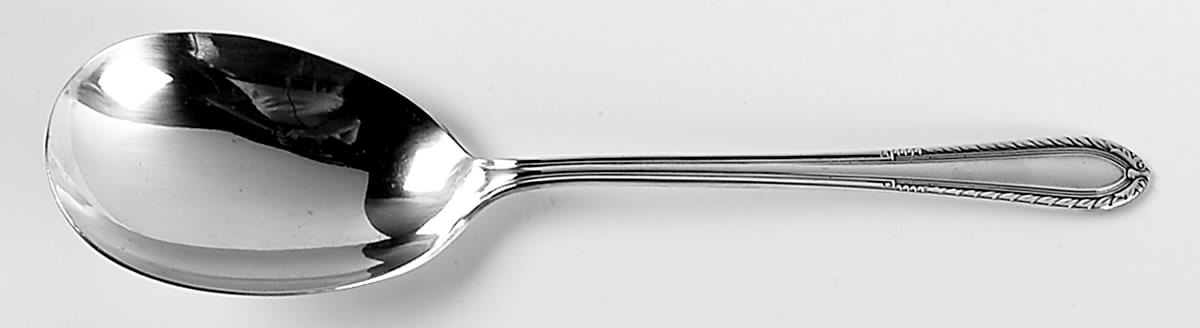 Ladyship (Silverplate, 1937) Solid Smooth Casserole Spoon by International Silver-1