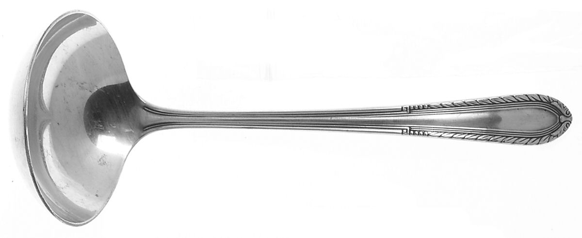 Ladyship (Silverplate, 1937) Solid Gravy Ladle by International Silver-1