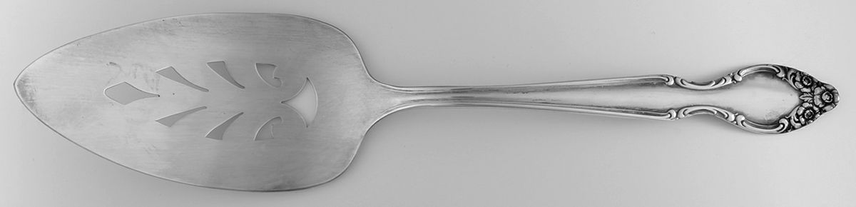 Lady Densmore (Silverplate, 1955) Server-Pie/Solid-Pierced by International Silver-1