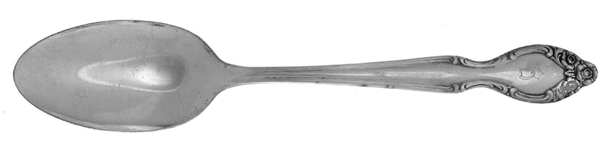 Lady Densmore (Silverplate, 1955) Monogram Tablespoon (Serving Spoon) by International Silver-1