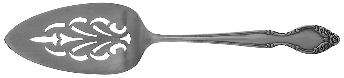 Lady Densmore (Silverplate, 1955) Solid Pierced Pie Server by International Silver-1