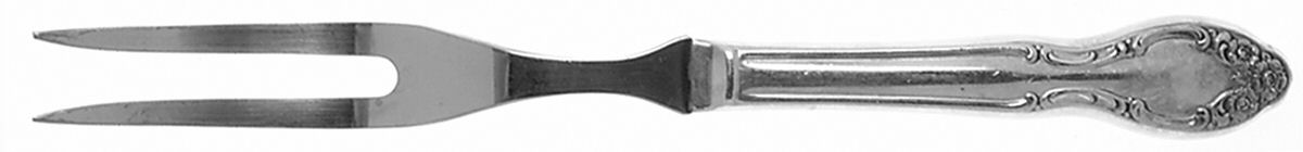 Lady Densmore (Silverplate, 1955) Small Steak Carving Fork with Stainless Prongs by International Silver-1