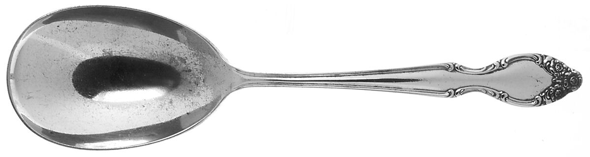 Lady Densmore (Silverplate, 1955) Solid Smooth Casserole Spoon by International Silver-1