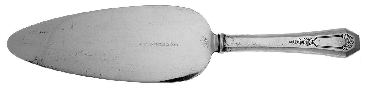 La France (Silverplate, 1920) Pie Server with Silverplate Blade by International Silver-1