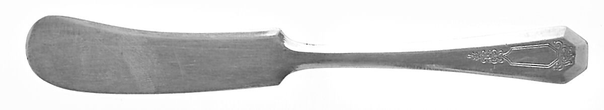 La France (Silverplate, 1920) Flat Handle Butter Spreader by International Silver-1