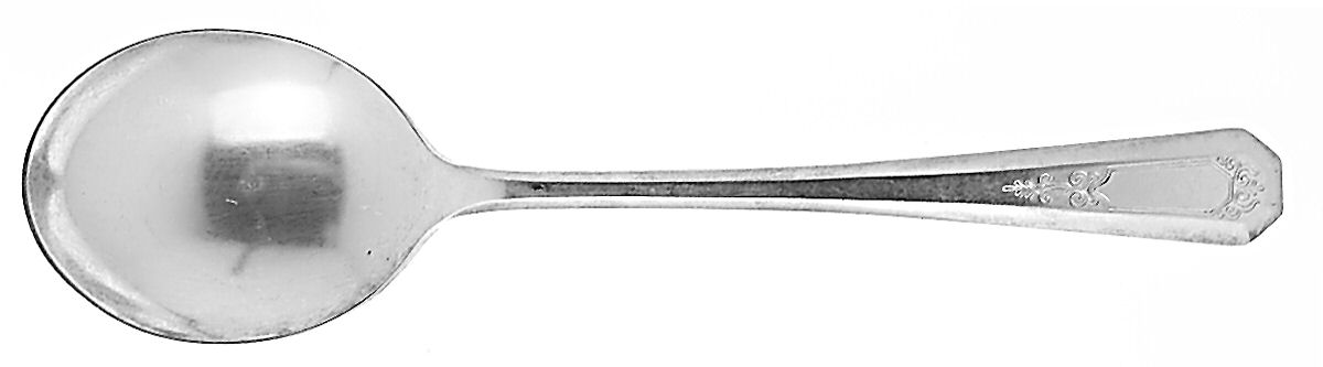 La France (Silverplate, 1920) Round Bowl Soup Spoon (Gumbo) by International Silver-1