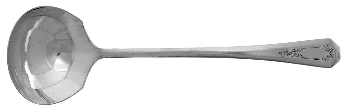 La France (Silverplate, 1920) Solid Piece Cream Ladle by International Silver-1