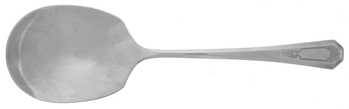 La France (Silverplate, 1920) Solid Smooth Casserole Spoon by International Silver-1