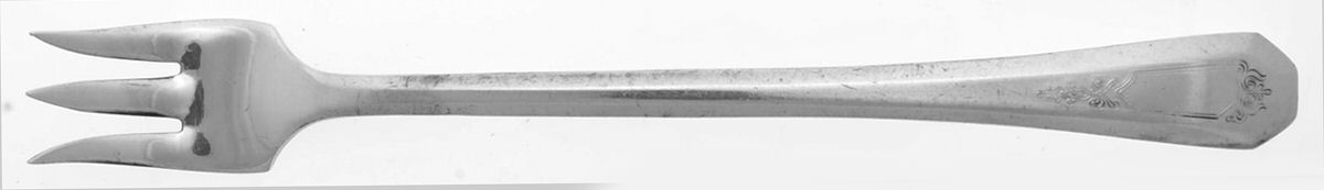 La France (Silverplate, 1920) Cocktail/Seafood Fork by International Silver-1