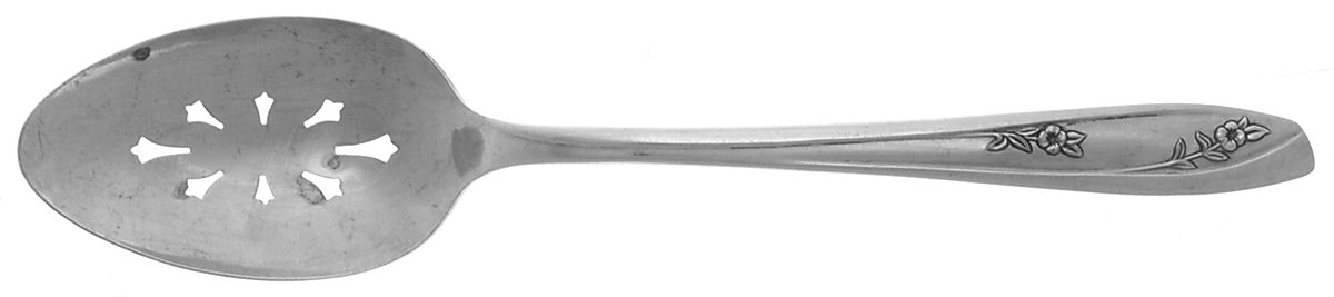 Lady Fair (Silverplate, 1957) Pierced Tablespoon (Serving Spoon) by International Silver-1
