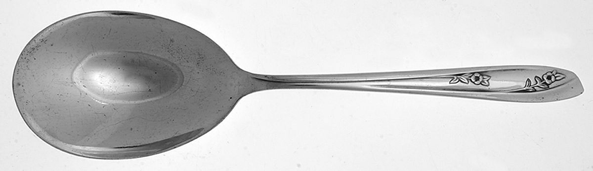 Lady Fair (Silverplate, 1957) Solid Smooth Casserole Spoon by International Silver-1