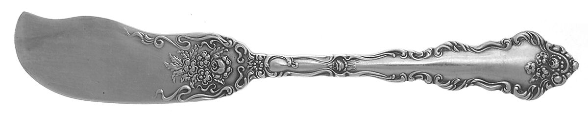 Lafayette (Silverplate, 1908) Flat Handle Butter Spreader by International Silver-1