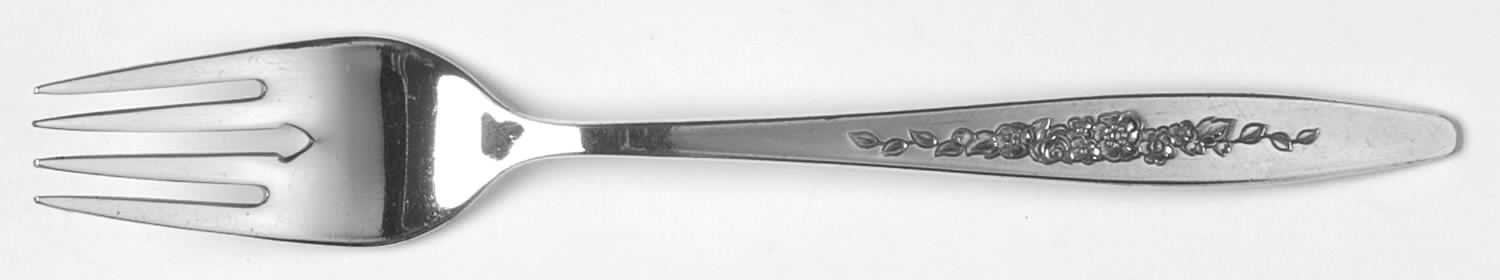 Laurel Mist (Silverplate, 1966) Individual Salad Fork by International Silver-1