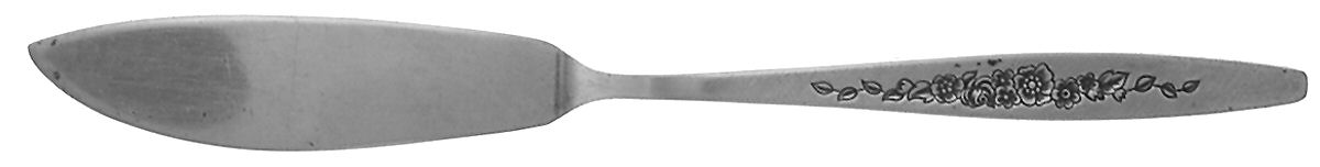 Laurel Mist (Silverplate, 1966) Flat Handle Master Butter Knife by International Silver-1