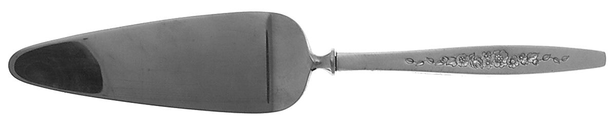 Laurel Mist (Silverplate, 1966) Pie Server with Stainless Blade by International Silver-1