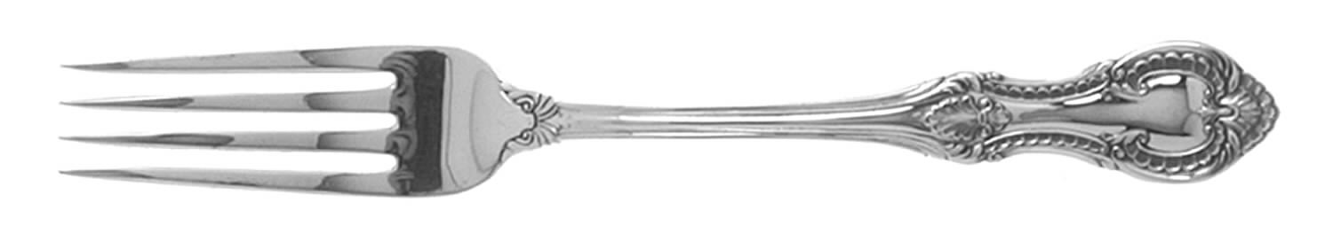 Lambeth Manor (Sterling, 1952, No Monograms) Fork by International Silver-1