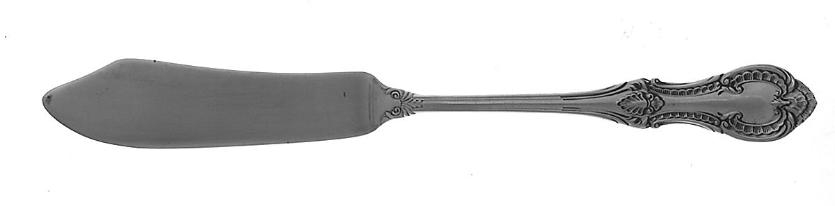 Lambeth Manor (Sterling, 1952, No Monograms) Flat Handle Master Butter Knife by International Silver-1