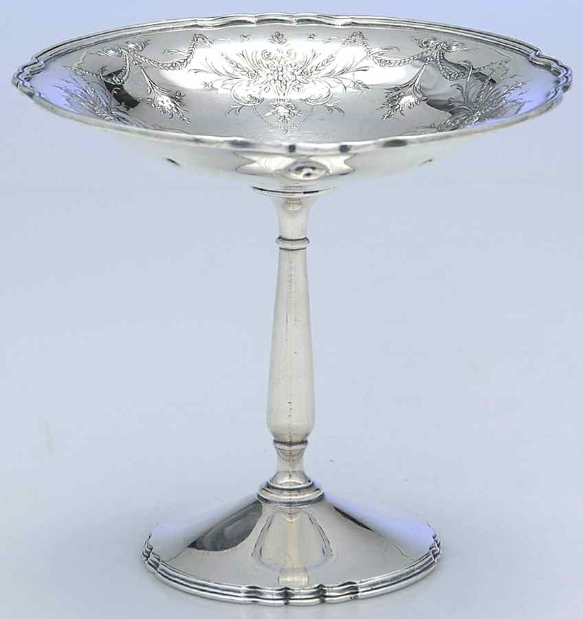 Lady Mary (Silverplate, Hollowware) Round Compote (Height X Width) by International Silver-1