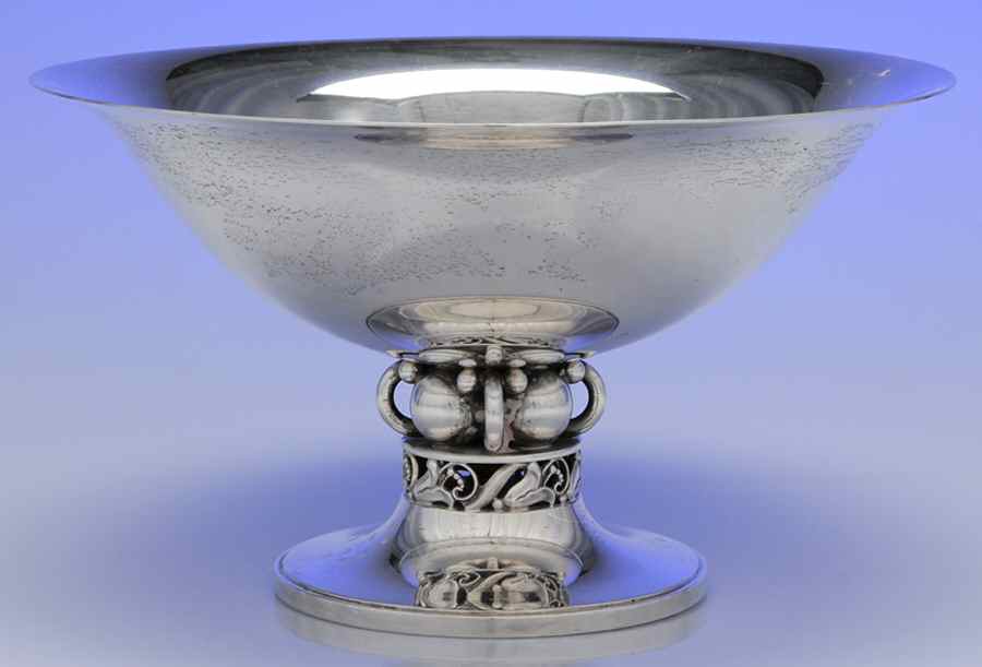 La Paglia Designed (Sterling, Hollowware) Round Sterling Footed Centerpiece by International Silver-1