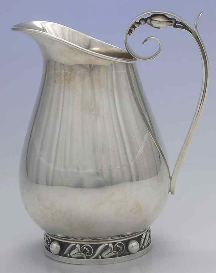 La Paglia Designed (Sterling, Hollowware) Sterling Water Pitcher by International Silver-1