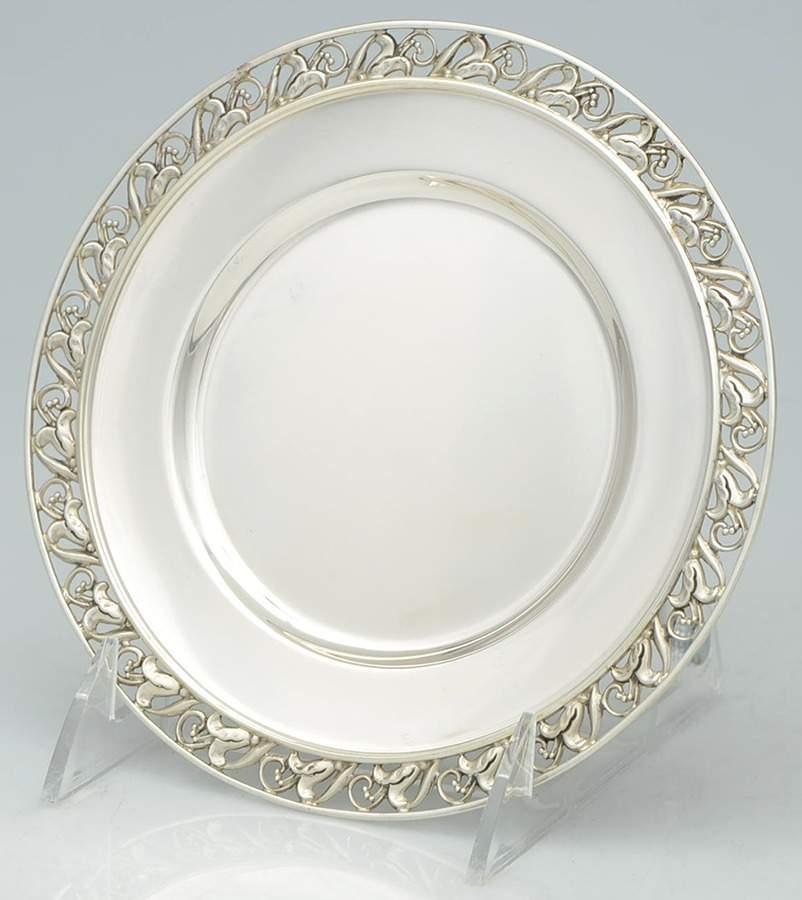 La Paglia Designed (Sterling, Hollowware) Bread Plate by International Silver-1