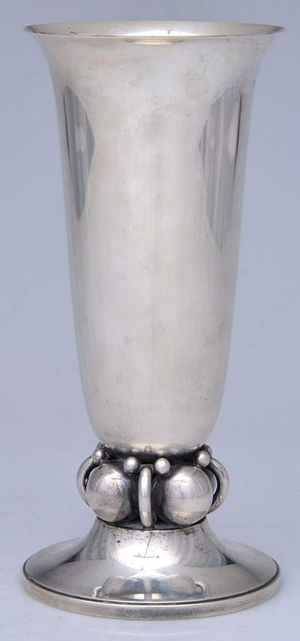 La Paglia Designed (Sterling, Hollowware) 8" Vase by International Silver-1