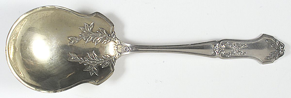 La Rochelle (Sterling, 1909) Solid Salad Serving Spoon by International Silver-1
