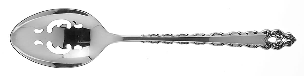 Lastrada (Sterling, 1972) Pierced Tablespoon (Serving Spoon) by International Silver-1