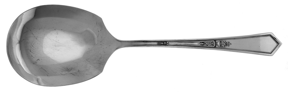 La Touraine (Silverplate, 1920) Solid Smooth Casserole Spoon by International Silver-1