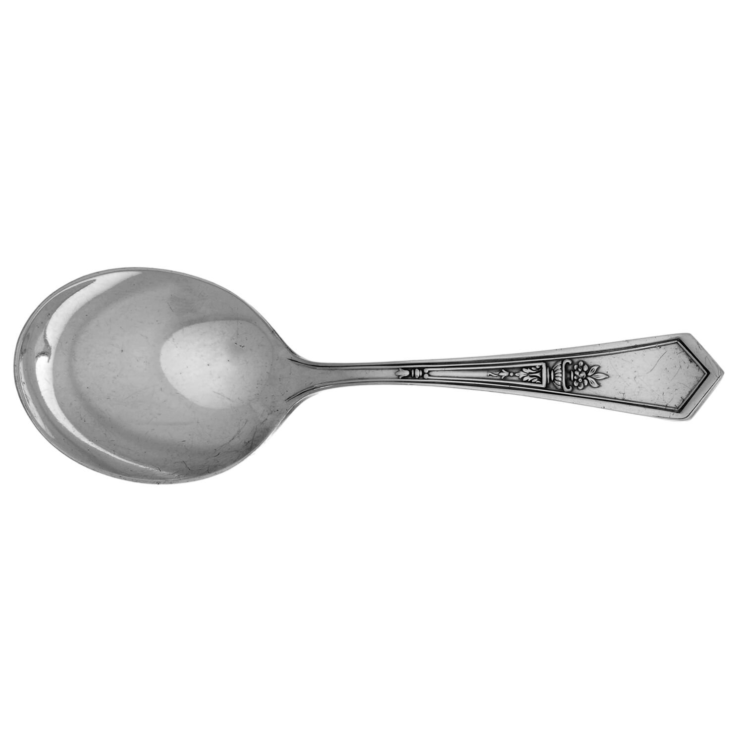 La Touraine (Silverplate, 1920) Straight Handle Baby Spoon by International Silver-1