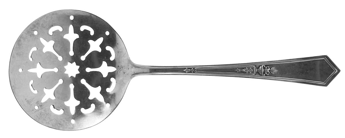 La Touraine (Silverplate, 1920) Tomato Server, Solid Piece by International Silver-1