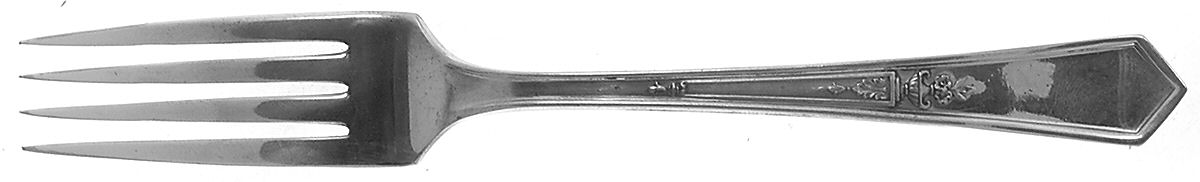 La Touraine (Silverplate, 1920) Fork by International Silver-1