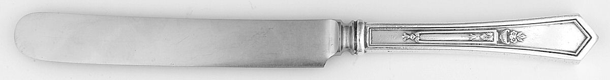 La Touraine (Silverplate, 1920) Old French Hollow Knife with Bolster by International Silver-1