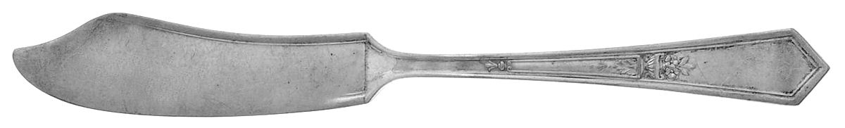 La Touraine (Silverplate, 1920) Flat Handle Master Butter Knife by International Silver-1