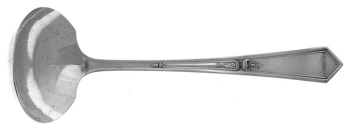 La Touraine (Silverplate, 1920) Solid Gravy Ladle by International Silver-1
