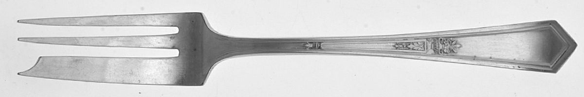 La Touraine (Silverplate, 1920) Individual Pie Fork by International Silver-1