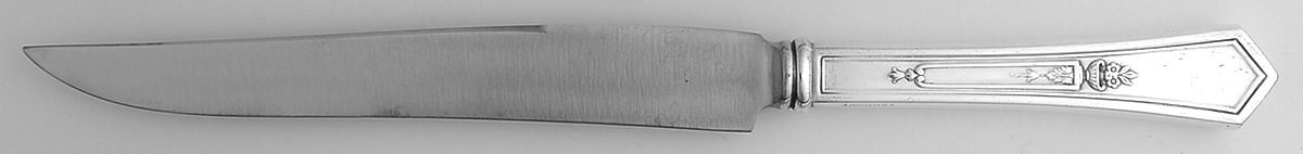 La Touraine (Silverplate, 1920) Small Steak Carving Knife with Stainless Blade by International Silver-1