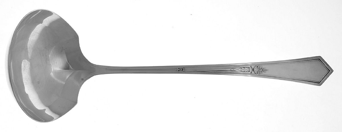 La Touraine (Silverplate, 1920) Solid Soup Ladle by International Silver-1