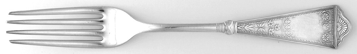 Laurel (Silverplate, 1878) Fork by International Silver-1